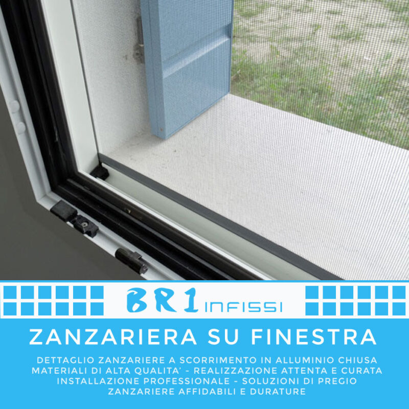 Zanzariere Per Finestre - Zanzariere - In Alluminio - BR1 Infissi s.n.c. di  Pozzobon & Fossaluzza - Vacil di Breda - Treviso - Italia